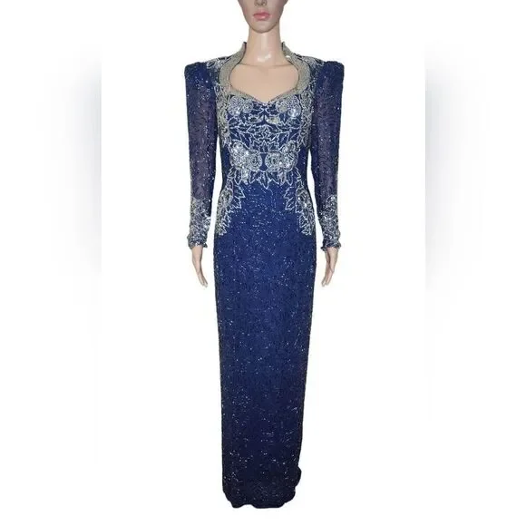 dusty blue dress womens Blue Dress with Stars | Fast Shipping